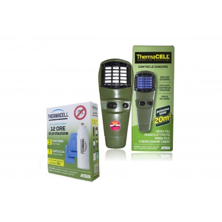 Thermacell Anti-moustique Portable+Kit de recharge 12h Plaquettes et Gaz Butane