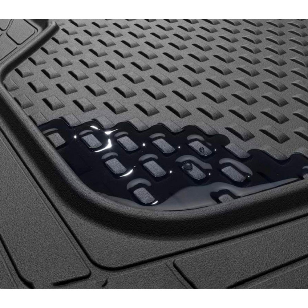 Ensemble Auto PONZA Set 4 Tapis en Caoutchouc...