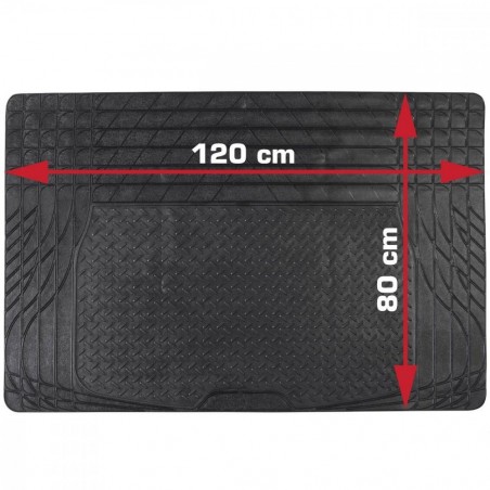 Ensemble Auto PONZA Set 4 Tapis en Caoutchouc et pour Voiture 120x80cm