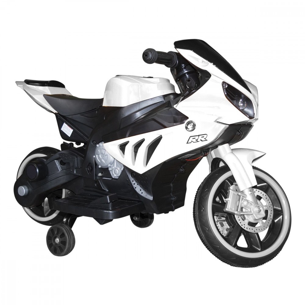 Moto électrique enfants ARROW 6V 4ah B39330 contrôle au pied lumières et sons