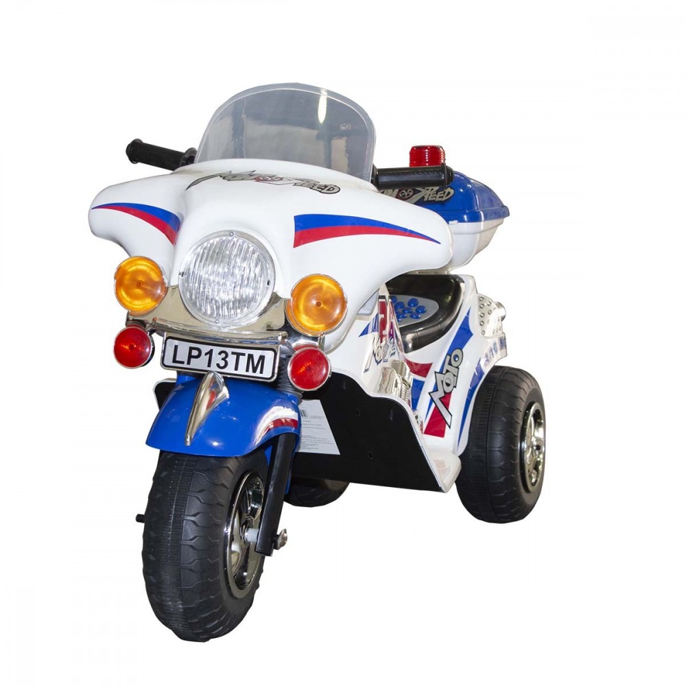 Moto électrique enfants SPRINT 6V 19560 contrôle au pied lumières et sons