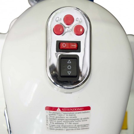 Moto électrique enfants SPRINT 6V 19560 contrôle au pied lumières et sons