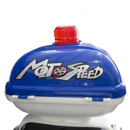 Moto électrique enfants SPRINT 6V 19560 contrôle au pied lumières et sons