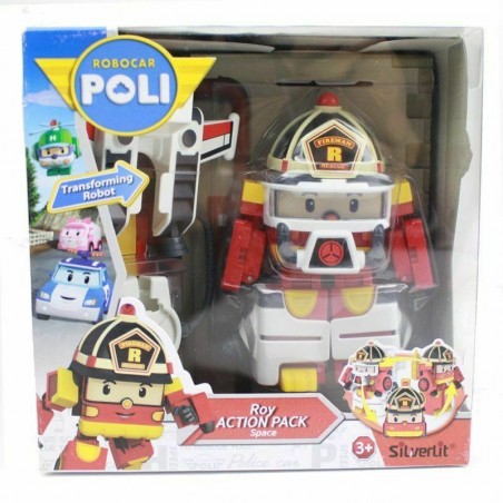 Robocar Poli Roy astronaute 833130 véhicule transformable 3 en 1