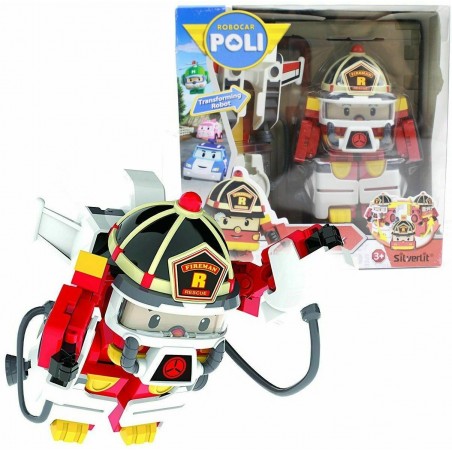Robocar Poli Roy astronaute 833130 véhicule transformable 3 en 1