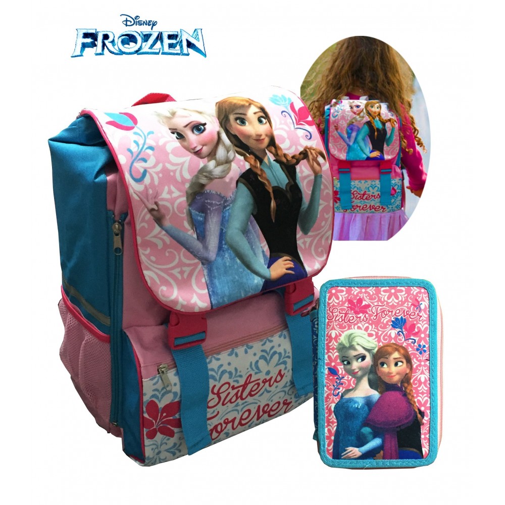 Kit escolar (incluye mochila y material) WD16175 - PRINCESA SOFÍA de DISNEY