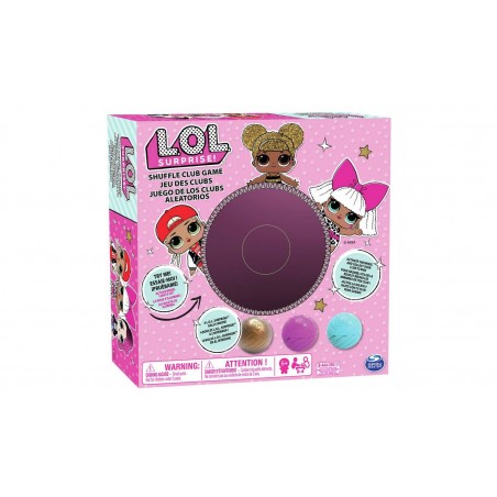 LOL SURPRISE! Jeu de table shuffle 268698 roue électronique max 4 joueurs