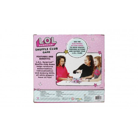 LOL SURPRISE! Jeu de table shuffle 268698 roue électronique max 4 joueurs