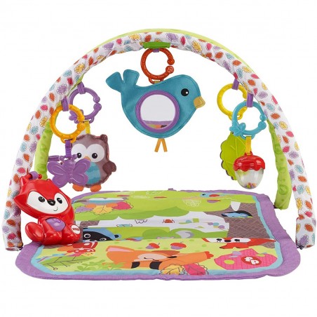 Fisher Price 328127 tapis de gymnastique 3en1 avec cordes et activités musicales