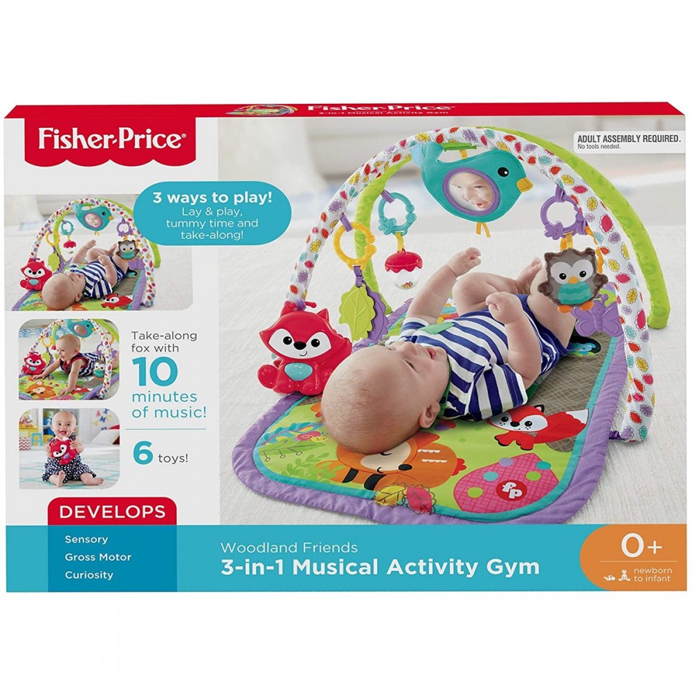 Fisher Price 328127 tapis de gymnastique 3en1...