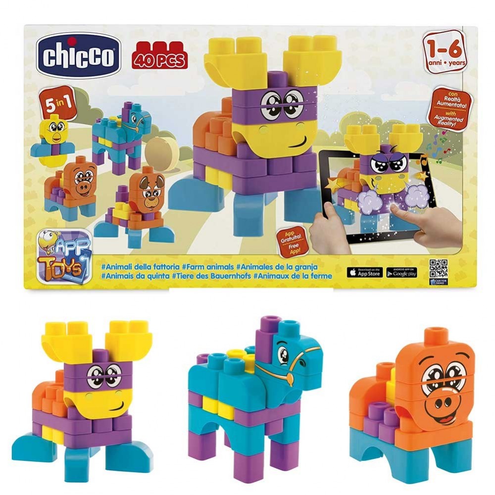 Chicco animaux de ferme bâtiments 40 pièces...