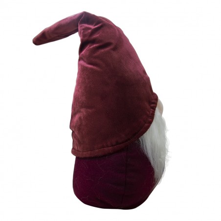 Décoration de Noël gnome rouge 305050 batterie lumière 15x15x45h cm