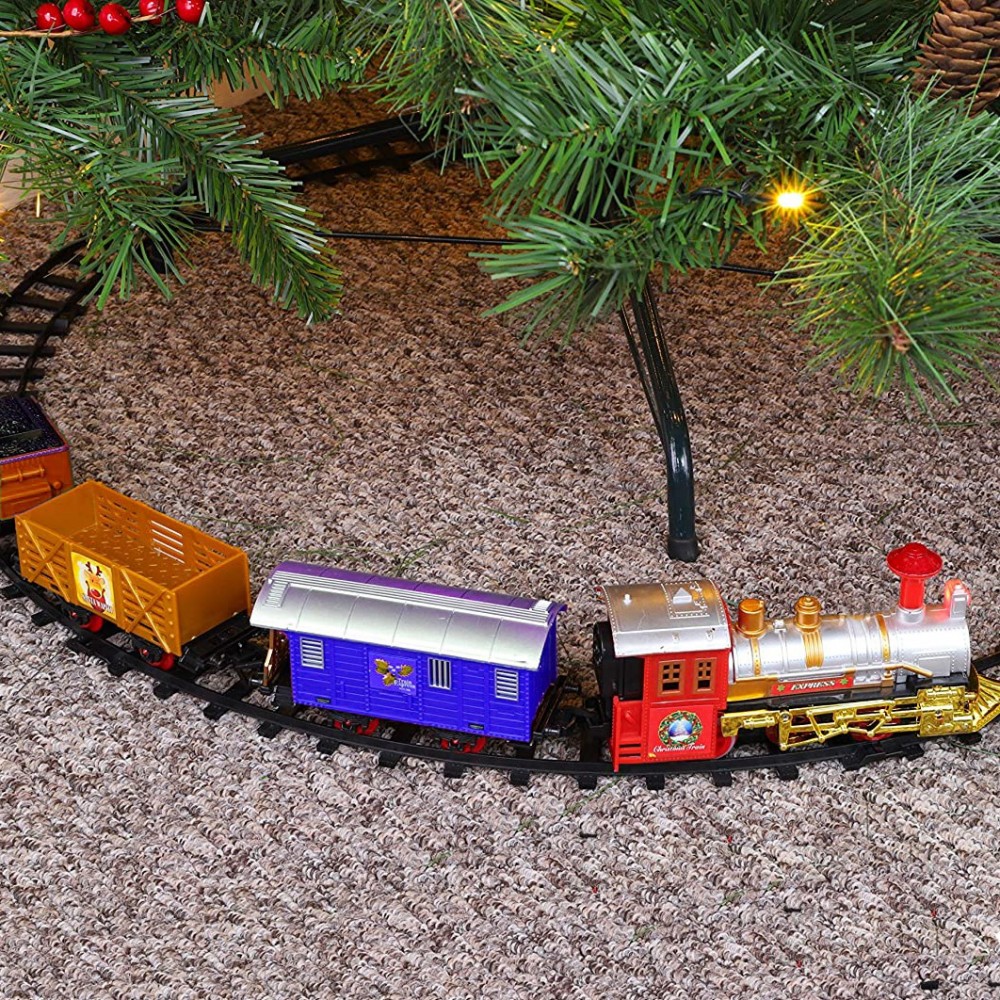 Train de Noël et piste avec Puzzle 3D sous...