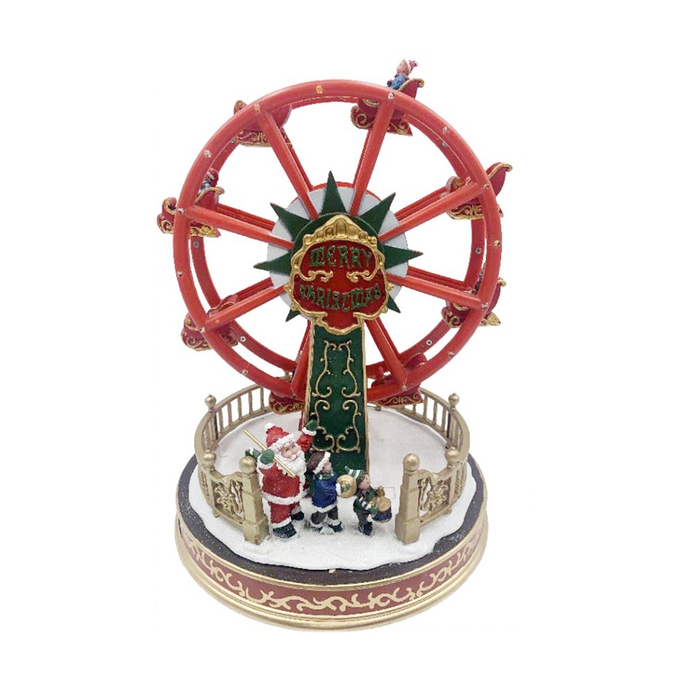 Carrousel de Noël Grande roue 367004 avec lumières, mouvement et musique 29x21cm