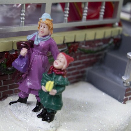 Carrousel de Noël Grande roue 367003 avec musique, lumières et mouvement 29x31cm