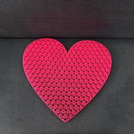 Coussin en forme de cœur en nid d’abeille en gel 210238 multifonction respirant