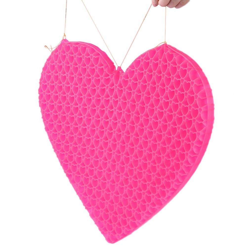 Coussin en forme de cœur en nid d’abeille en...