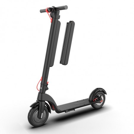 Scooter électrique N8 SPORT pliable roue 10" frein à disque 10 ah NOIR