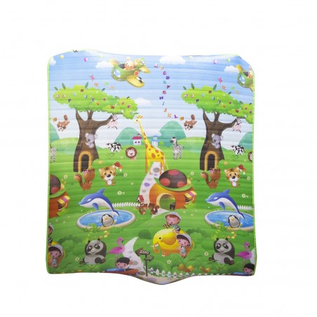 Maxi tapis 2 en 1 dessiné sur 2 côtés 013272 tapis souple 150x180 cm