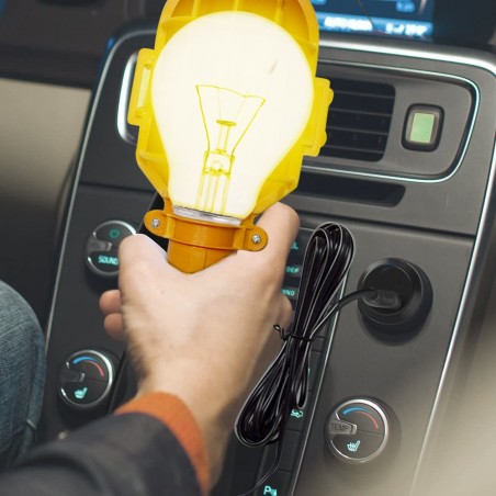 Lampe de secours pour voiture 643905 avec fiche allume-cigare de 35W
