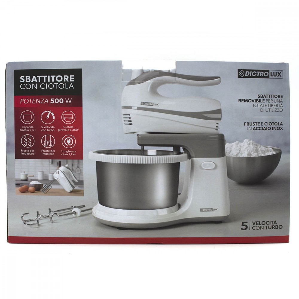 Dictrolux Batteur 585606 avec Bol 2,5 lt...