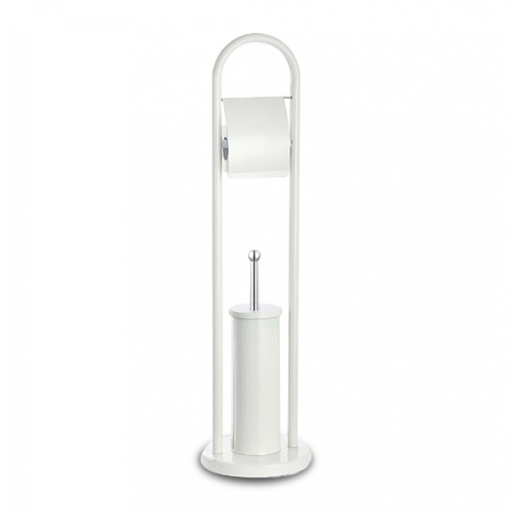 Felicia Porte Rouleau - Porte brosse toilette 136008 de 22 x 81 cm BLANC