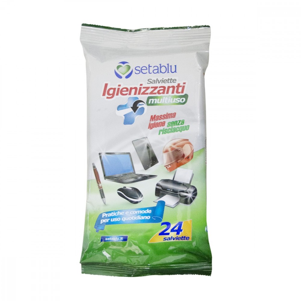 Setablu 24 pièces Lingettes hygiéniques multi-usages 592202 sans rinçage