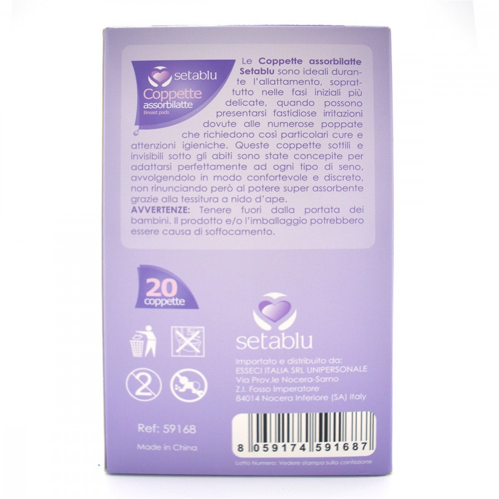 Setablu 20 Cupules Absorbeurs de lait 591687...