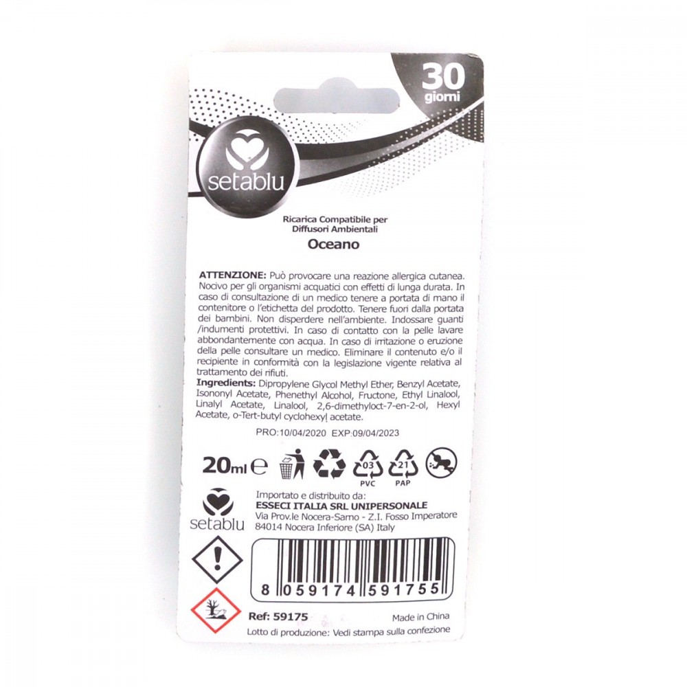 Setablu Arôme océan 20 ml compatible 591755...