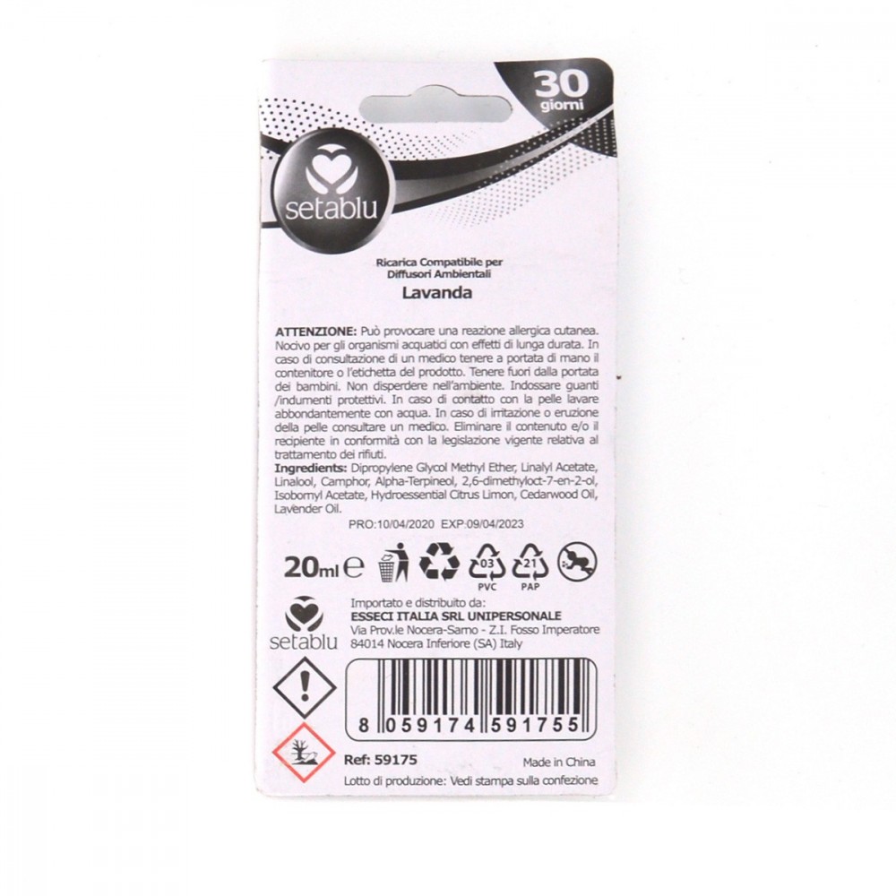 Setablu Arôme lavande 20 Ml recharge compatible...