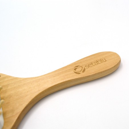 Setablu Brosse professionnelle 591700 en bois naturel et caoutchouc 24x8 cm