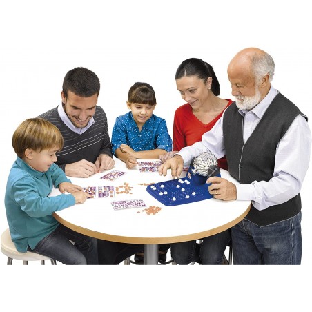 Jeu de société 556276 BINGO LOTTO 90 numéros 48 dossiers tourne chance