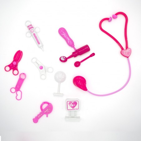 Set docteur avec accessoires 511312 pour enfants 28,5x28,5 cm premiers soins