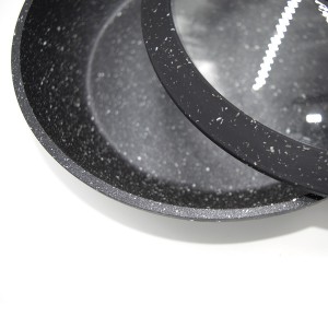 DGBAVARIA set 6 pièces poêles et couvercles 120001 NOIR... 2