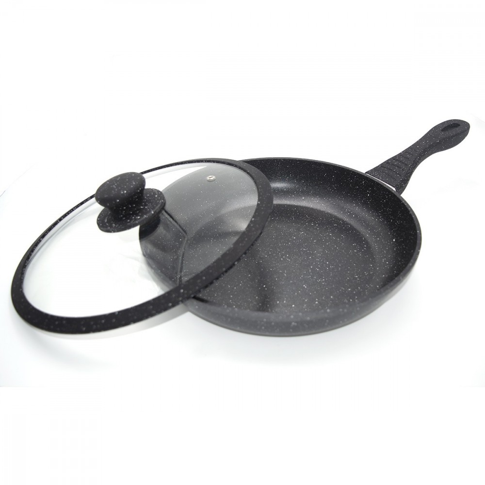 DGBAVARIA set 6 pièces poêles et couvercles...