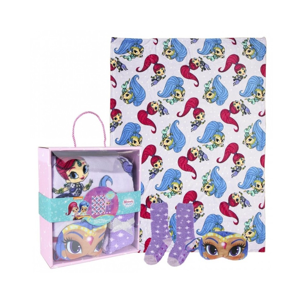 Coffret cadeau 22-3380 Couverture, bandeau et chaussettes Shimmer et shine