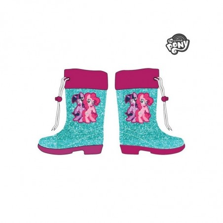 Bottine fille 23-3496 galosce pluie MY LITTLE PONY turquoise et rose
