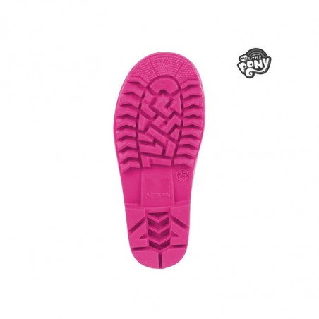 Bottine fille 23-3496 galosce pluie MY LITTLE PONY turquoise et rose