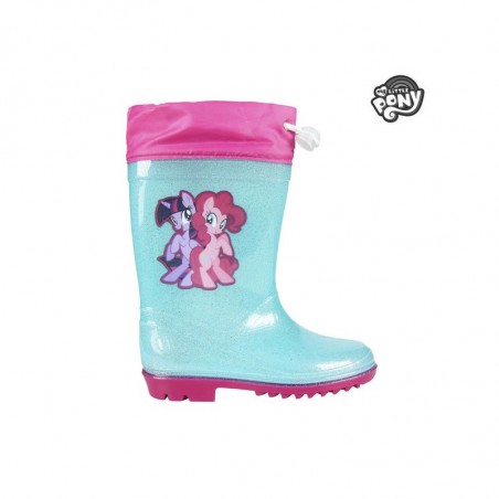 Bottine fille 23-3496 galosce pluie MY LITTLE PONY turquoise et rose