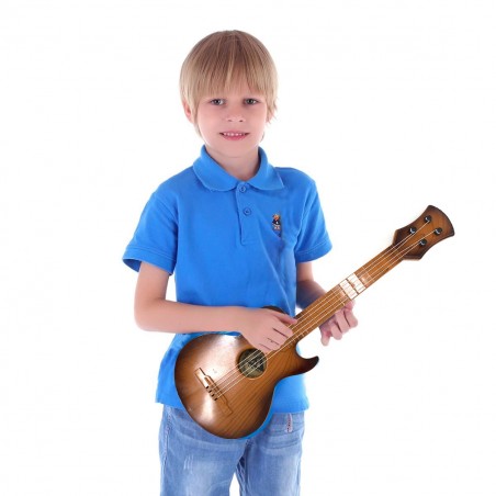Remitoys Guitare classique pour enfants 082007 brun clair bois 41x17 cm