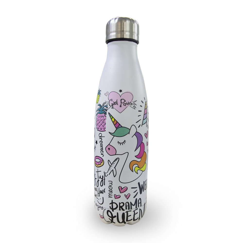 Bouteille UNICORN acier double paroi ID0009...