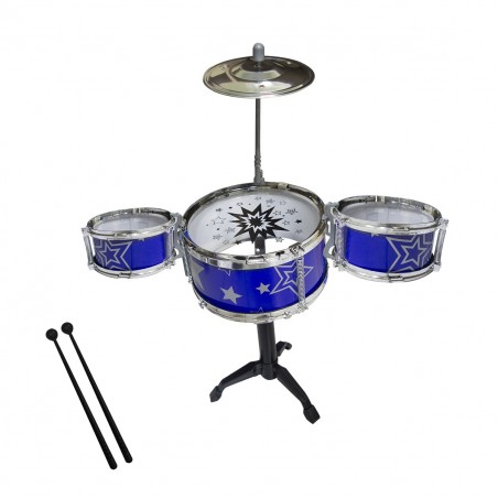 REMITOYS Set Batterie 4 éléments pour enfants 258048 à monter 30 cm