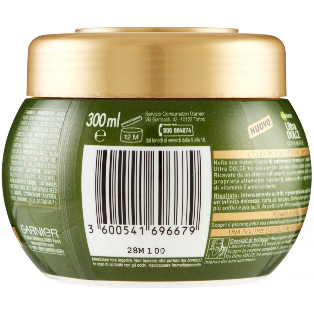Ultra doux masque Garnier 696679 nourriture...