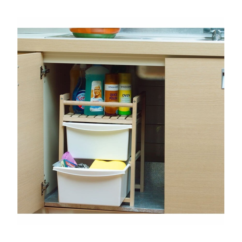 Meuble à tiroirs économiser de l’espace en bois...