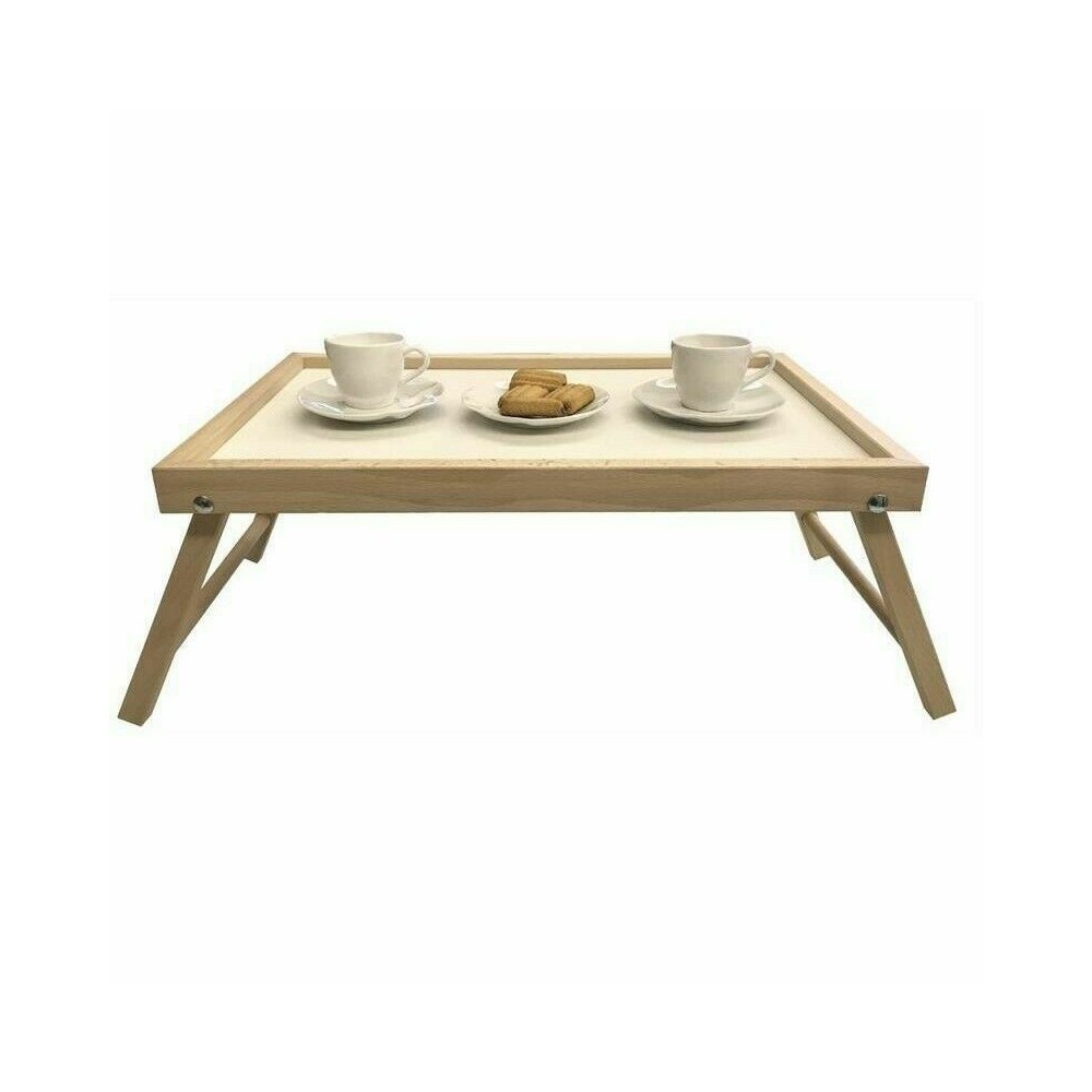 Plateau de lit en hêtre massif art 512 Made in Italy 50 x 33 x 2h cm