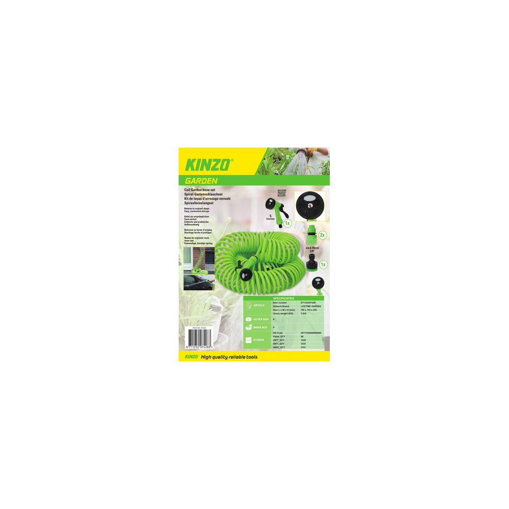 FUBUCA tuyau extensible 074283 jardin 30 Mt 7...