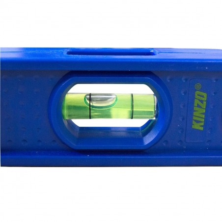 KINZO Mini Niveau à bulles 171302 avec base magnétique 3 positions 23 cm