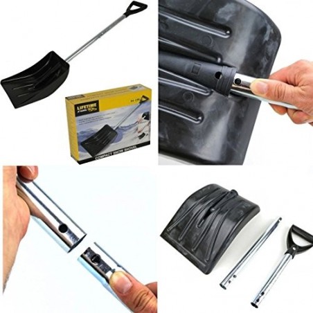 Pelle à bretelles 918303 compact 94 cm amovible pliable ALL RIDE SNOW