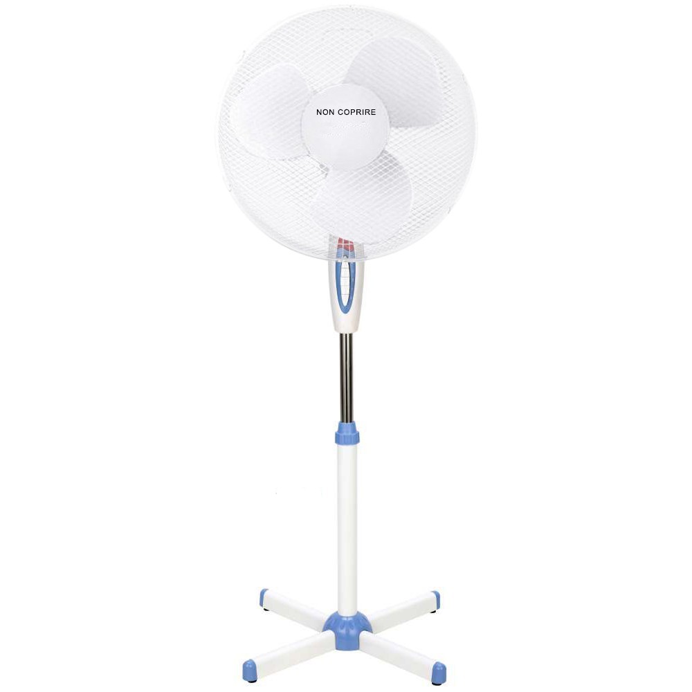 DGSUMMER Ventilateur plante pelle 40cm 3 vitesses puissance 45W 130h cm, lumière