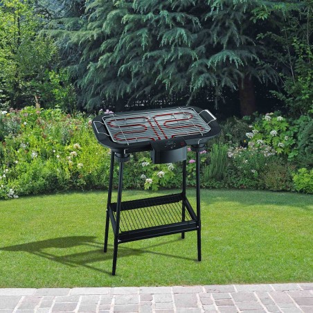 MASTER Barbecue EB02S électrique 2000W Puissance 220V-50/60HZ Noir avec jambes